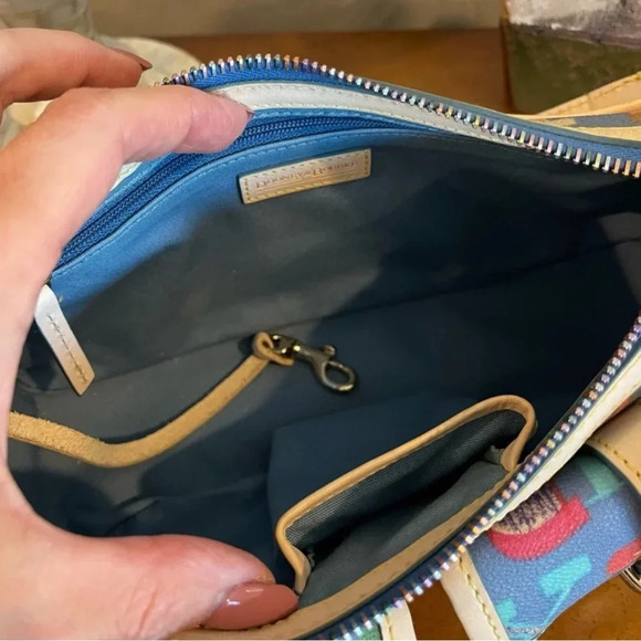 Dooney & Bourke Rainbow Zipper Shoulder Bag - Picture 11 of 14